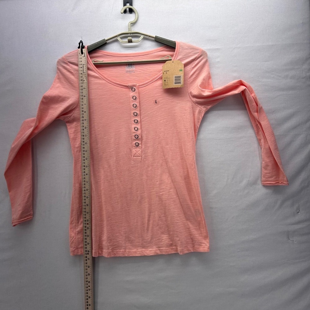Route 66 Y2K Henley Top Pink Large‎ - Picture 13 of 13